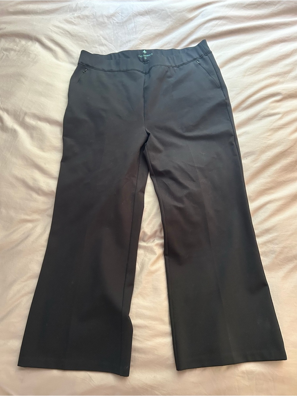 Tuckernuck Black Wide Leg Flare Pants Pull On Trousers 3XL